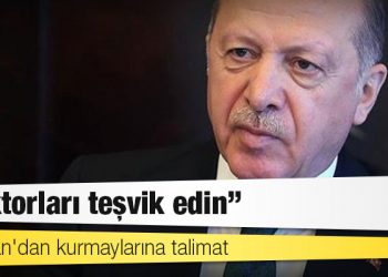 Erdoğan'dan kurmaylarına talimat: Doktorları teşvik edin