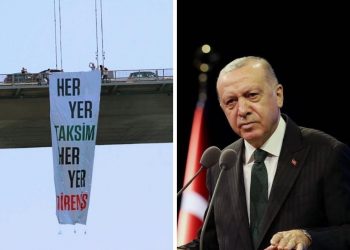 Erdoğan’a ‘pankart’ yanıtı: Kaçak Saray’a da asacağız 