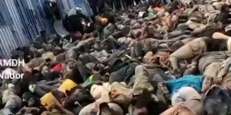 Fas polisi katliam yaptı: En az 37 göçmen hayatını kaybetti