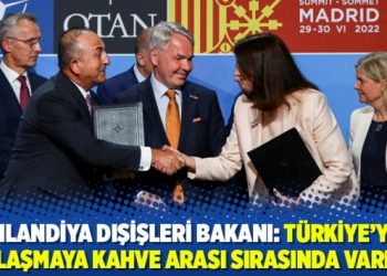 Finlandiya Dışişleri Bakanı: T&uuml;rkiye'yle anlaşmaya kahve arası sırasında vardık