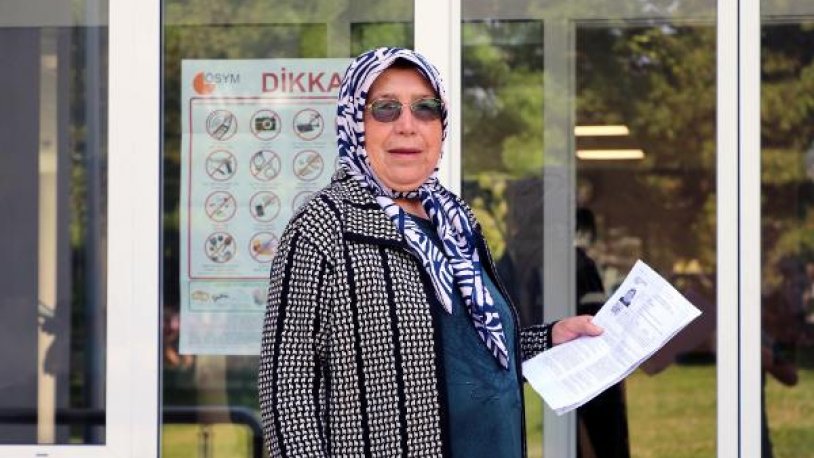 Geçen yıl liseden mezun oldu, 73 yaşında YKS'ye girdi