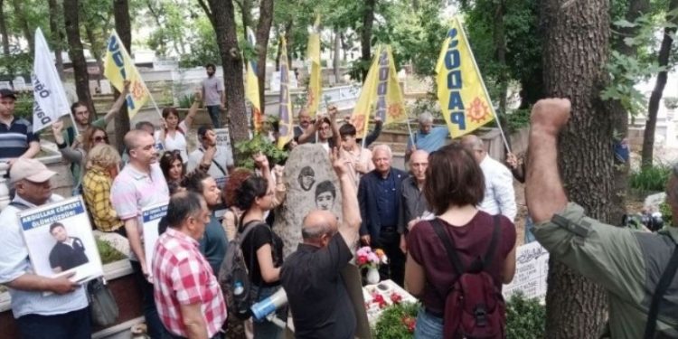 Gezi’de katledilen Ayvalıtaş mezarı başında anıldı