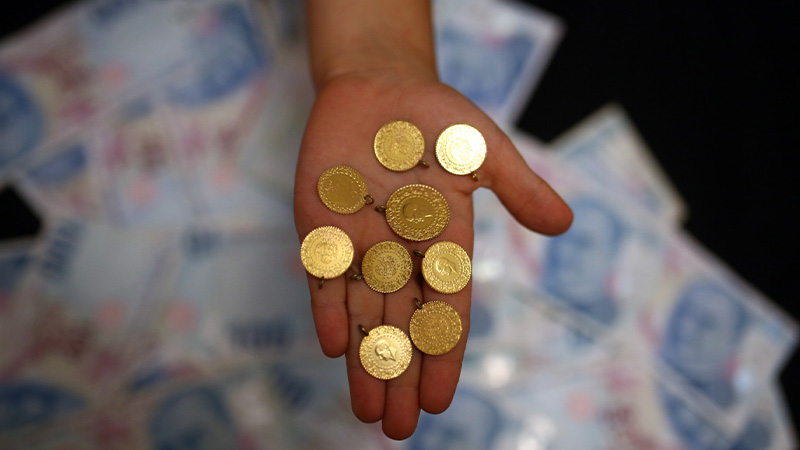 Hazine ve Maliye Bakanlığı'nın açıklamasının ardından altın fiyatları düşüşe geçti