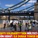 Human Rights Solidarity'den M&uuml;lteci G&uuml;n&uuml;'nde 'S&uuml;rg&uuml;n Sergi': İlk durak Tower Bridge