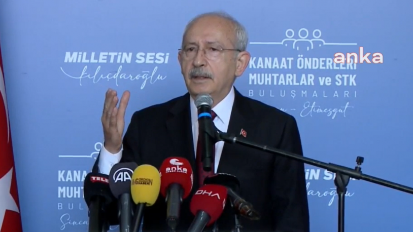 Kılıçdaroğlu: Derdimiz kapı pencere indirmek değil, sandık gelecek ve Türkiye'nin kaderini değiştireceğiz