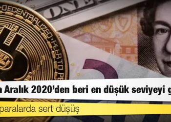 Kripto paralarda sert düşüş: Bitcoin Aralık 2020'den beri en düşük seviyeyi gördü