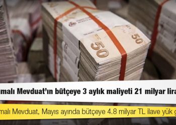 Kur Korumalı Mevduat'ın bütçeye 3 aylık maliyeti 21 milyar lirayı aştı