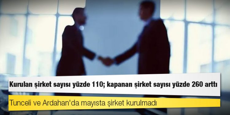 Kurulan şirket sayısı yüzde 110; kapanan şirket sayısı yüzde 260 arttı