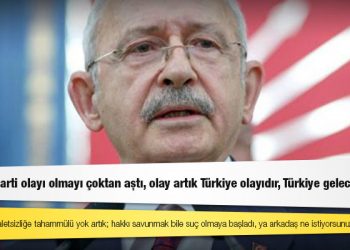 Kılıçdaroğlu: Bu ülkenin adaletsizliğe tahammülü yok artık; hakkı savunmak bile suç olmaya başladı, ya arkadaş ne istiyorsunuz ya!