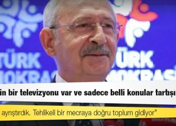 Kılıçdaroğlu: Herkesin bir televizyonu var ve sadece belli konular tartışılıyor