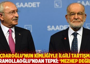 Kılı&ccedil;daroğlu'nun kimliğiyle ilgili tartışmaya Karamollaoğlu'ndan tepki: 'Mezhep değil liyakat'