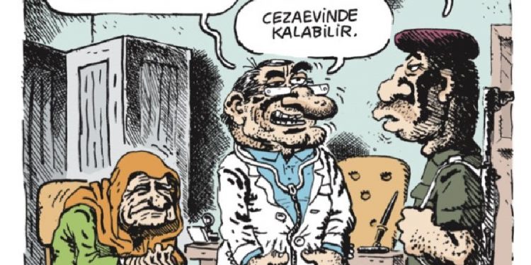 LeMan 80 yaşındaki hasta mahpus Makbule nineyi kapağına taşıdı