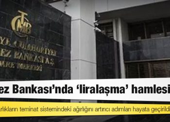 Merkez Bankası’nda ‘liralaşma’ hamlesi