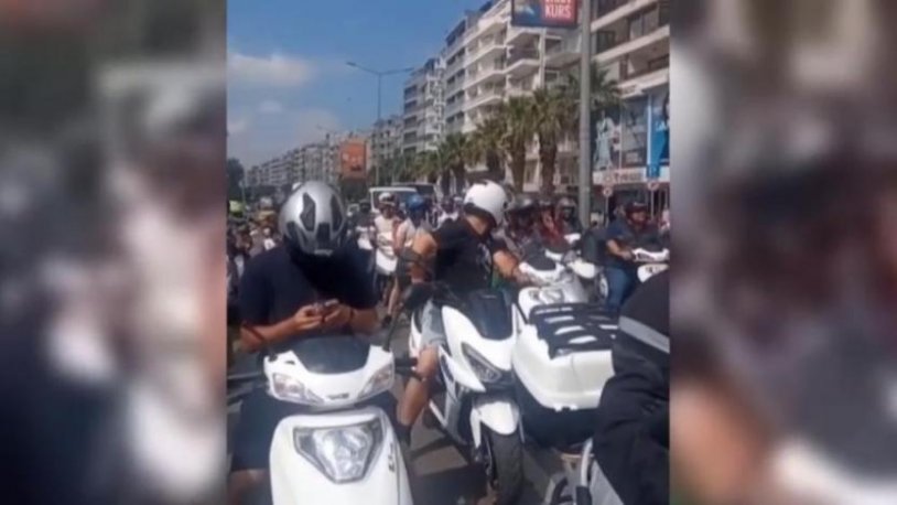 Motokuryelerden akaryakıt zamları protestosu