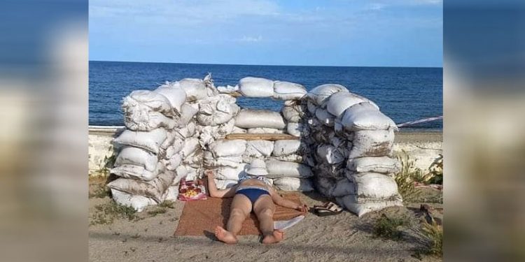 Odessa'nın popüler plajları mayınlar nedeniyle kapalı