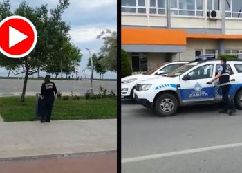 Ordu Belediyesi zabıtaları, Kılıçdaroğlu’nun valilik izniyle asılan afişlerini yırtarken yakalandı