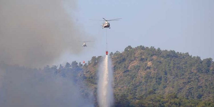 Orman Bakanı Kirişci: Marmaris'teki orman yangını büyük ölçüde yangın kontrol altına alındı diyebiliriz