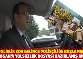Polislik zor gelince polis&ccedil;iliğe başlamış! Erdoğan&rsquo;a yolsuzluk dosyası hazırlamış ama...