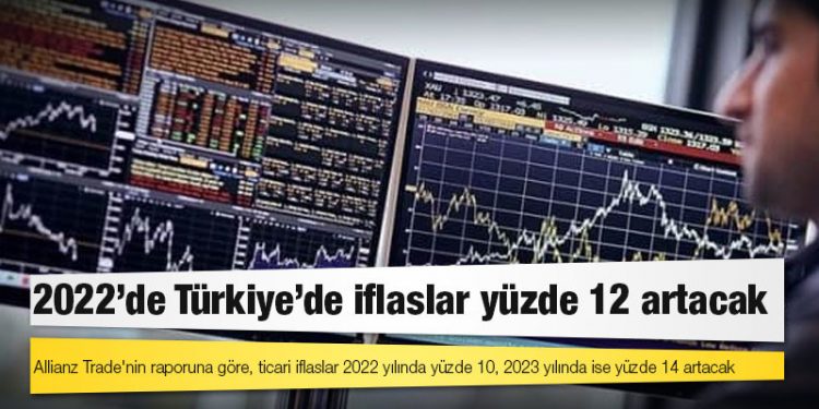 Rapor: 2022’de Türkiye’de iflaslar yüzde 12 artacak