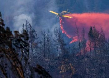 Rüzgârın ve artan sıcaklığın harladığı Marmaris'teki orman yangını 3. gününde sürüyor; "4 noktada hala alevler yükseliyor"