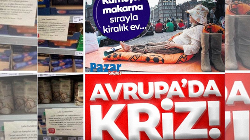 Sabah gazetesi: Avrupa’da kriz; karneyle makarna, sırayla kiralık ev…