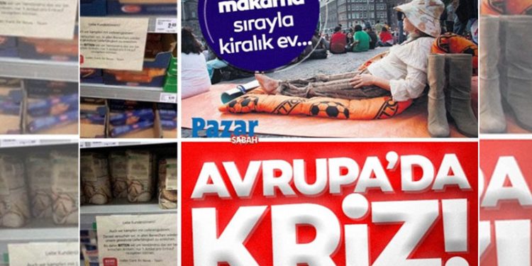 Sabah gazetesi: Avrupa’da kriz; karneyle makarna, sırayla kiralık ev…