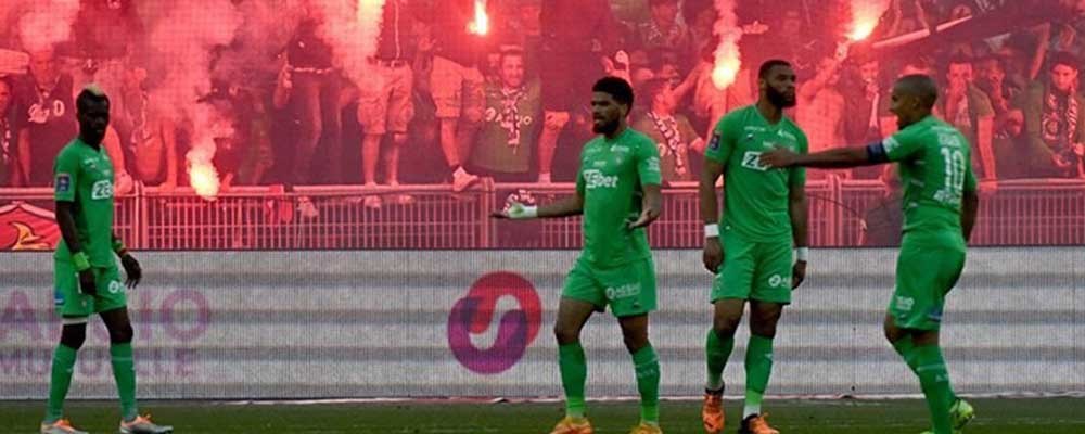 Saint-Etienne'e olaylı maç için ağır fatura: 6 puan silme ve 6 maç seyircisiz oynama