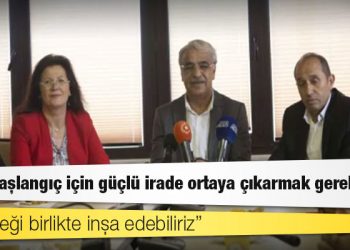 Sancar KESK heyetiyle bir araya geldi: Yıkımı ve talanı birlikte durdurabiliriz