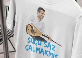 Selahattin Demirtaş tişörtü giyen çocuk ve hamile annesi gözaltına alındı
