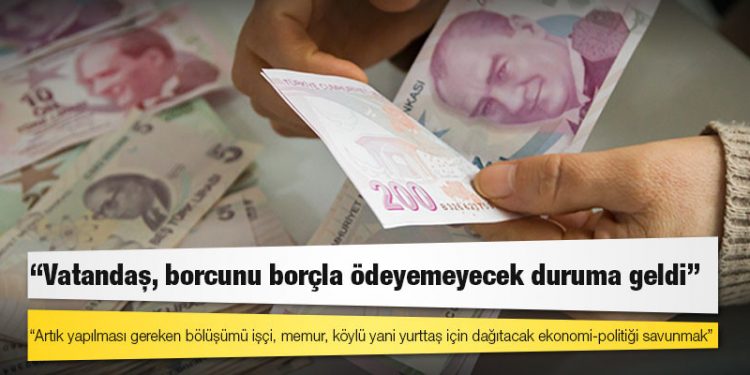 Sözcü yazarı Erkin: Vatandaş, borcunu borçla ödeyemeyecek duruma geldi