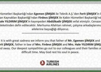 THY'deki aile kadrolaşması cenaze ilanıyla ortaya çıktı: Şimşek Airlines