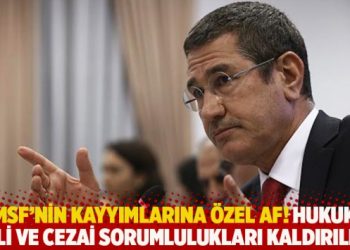 TMSF'nin kayyımlarına &ouml;zel af! Hukuk&icirc;, mal&icirc; ve ceza&icirc; sorumlulukları kaldırılmış