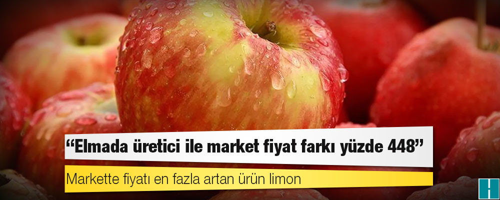 TZOB Başkanı Bayraktar: Elmada üretici ile market fiyat farkı yüzde 448