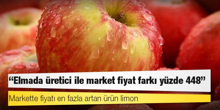 TZOB Başkanı Bayraktar: Elmada üretici ile market fiyat farkı yüzde 448