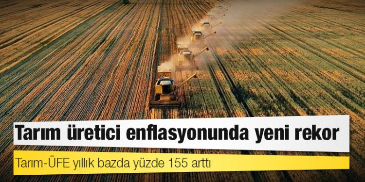 Tarım üretici enflasyonunda yeni rekor: Yıllık bazda yüzde 155 arttı