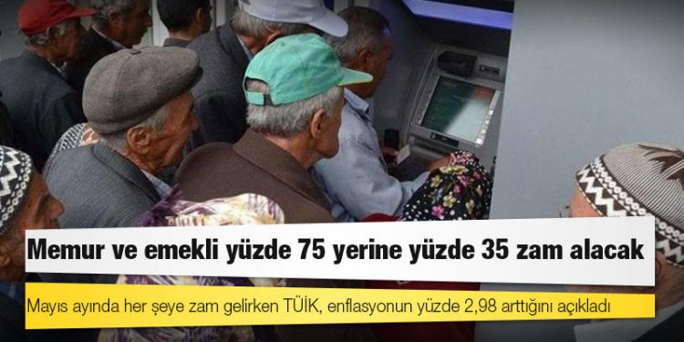 TÜİK, tırpanladı: Memur ve emekli yüzde 75 yerine yüzde 35 zam alacak