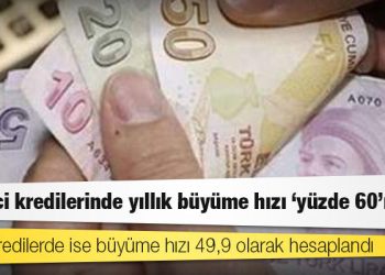 Tüketici kredilerinde yıllık büyüme hızı ‘yüzde 60’ı aştı’
