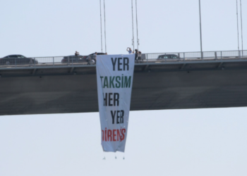 TİP'in astığı Gezi pankartına soruşturma