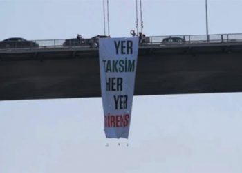 TİP'ten 'Pankartı asamadılar' diyen Erdoğan'a videolu yanıt