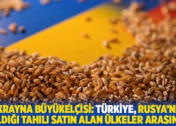 Ukrayna B&uuml;y&uuml;kel&ccedil;isi: T&uuml;rkiye, Rusya'nın &ccedil;aldığı tahılı satın alan &uuml;lkeler arasında