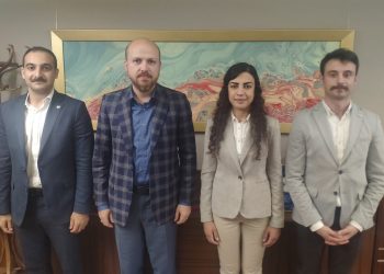 Vatan Partisi’nin gençlik örgütü Bilal Erdoğan’ı ziyaret etti
