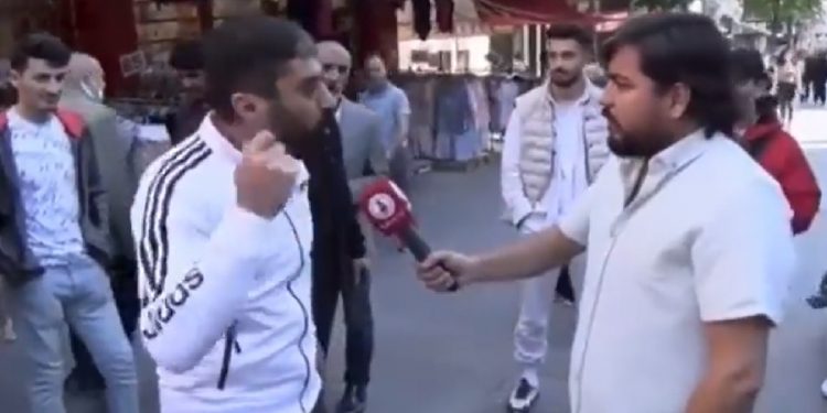 Vatandaştan sokak röportajında muhabire ‘muhalif basın nasıl olur?’ dersi