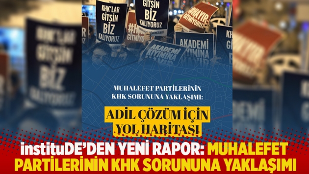 instituDE'den yeni rapor: Muhalefet partilerinin KHK sorununa yaklaşımı