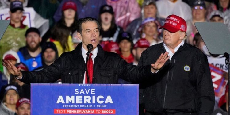 Üzerinde tarih olmayan oy pusulaları, Pennsylvania'daki Senato ön seçim oylarının sayımını durdurdu