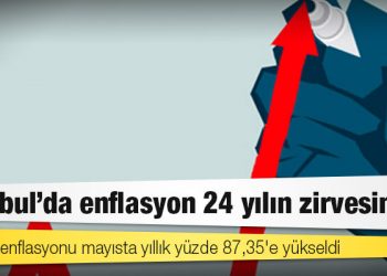 İstanbul'da enflasyon 24 yılın zirvesinde