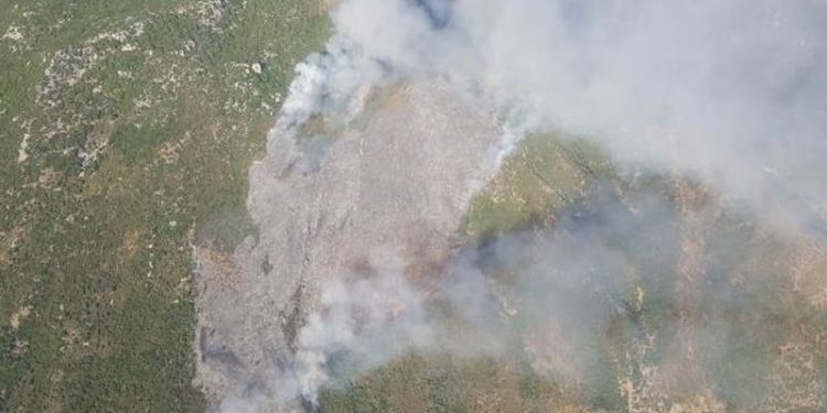İzmir Karaburun'daki orman yangını 15 saat sonra söndürüldü