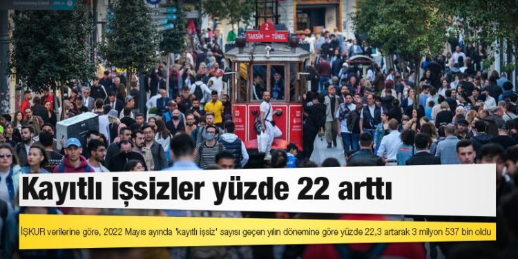 İŞKUR: Kayıtlı işsiz sayısı aylık yüzde 1 azaldı; yıllık yüzde 22 arttı