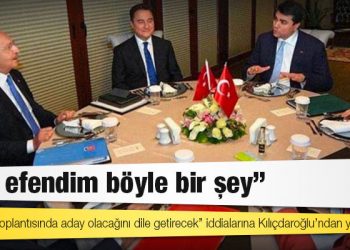 “6’lı masa toplantısında aday olacağını dile getirecek” iddialarına Kılıçdaroğlu’ndan yanıt: "Yok efendim böyle bir şey"