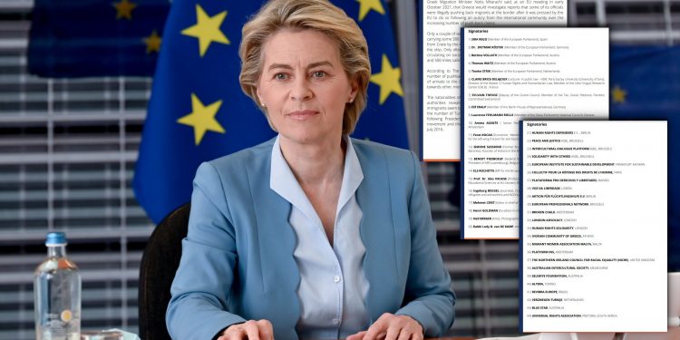 44 insan hakları savunucusu ve STK’nın imzaladığı açık mektup Avrupa Komisyonu Başkanı’na teslim edildi: #StopPushbacks