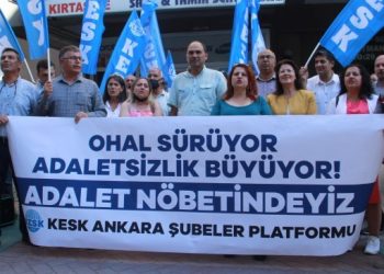 KESK’in ‘Adalet Nöbeti’ 2’nci gününde